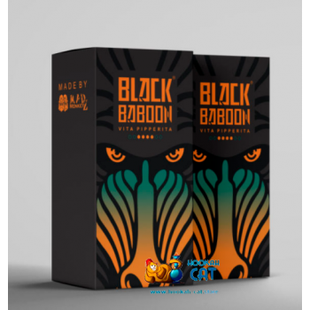 Табак для кальяна Mad Monkeyz Black Baboon Vita Pipperita (Мад Монкей Блэк Бабун Лимонно-Мятный Леденец) 125г Акцизный - фото 1